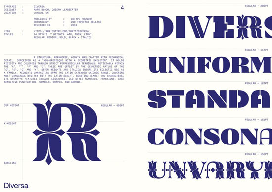 Display in Use : A Collection of Display Typefaces